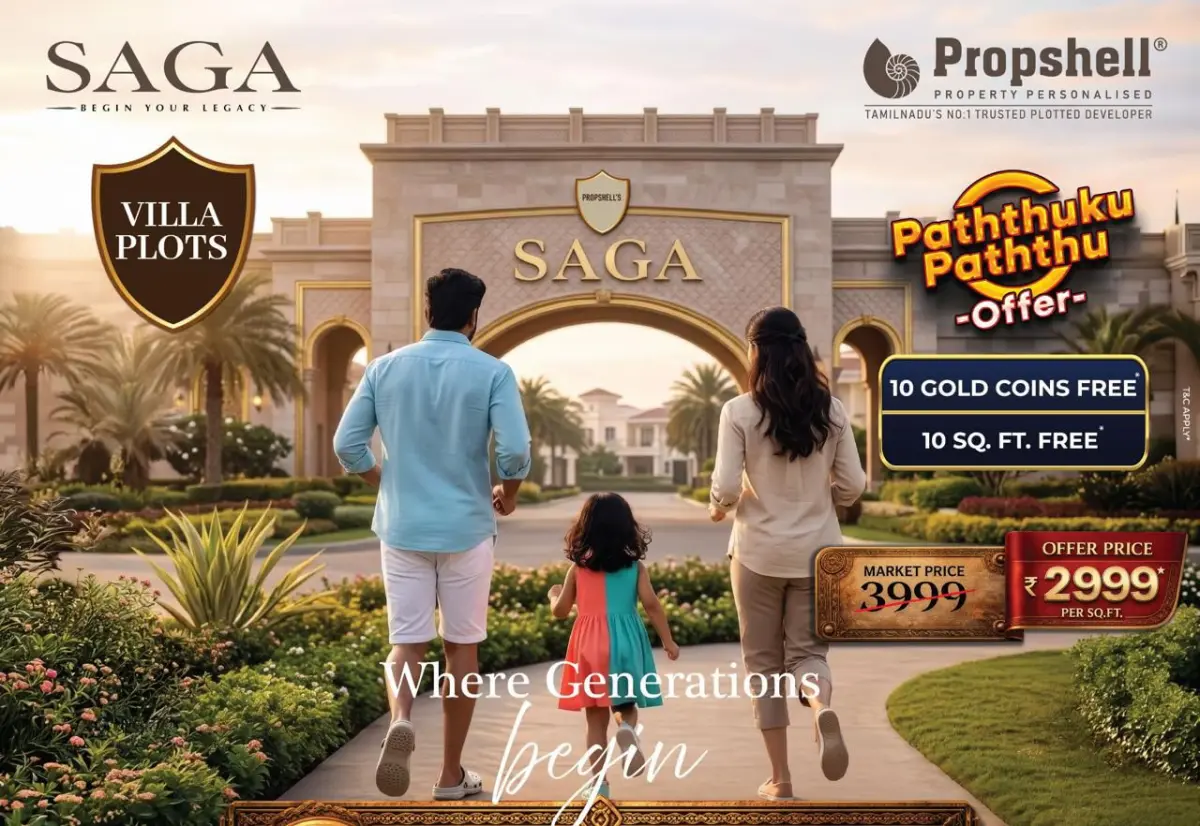 SAGA - DTCP approved plots